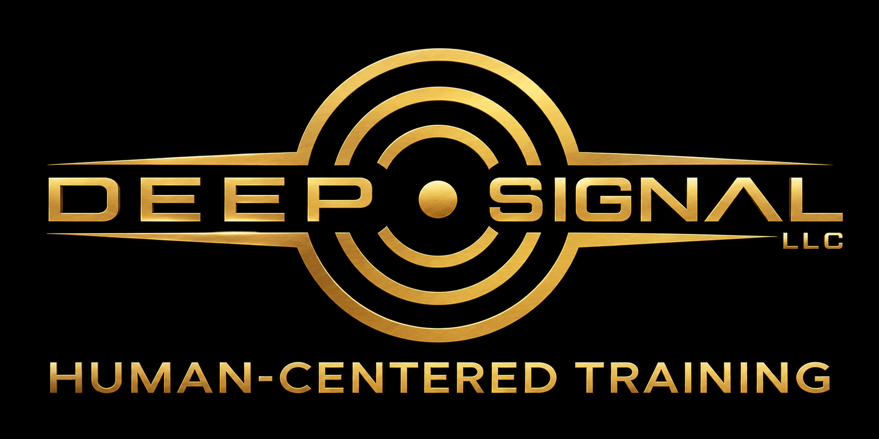 Deep Signal LLC — Human-Centered Training gold logo